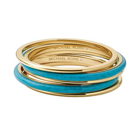 michael kors turquoise cuff bracelet